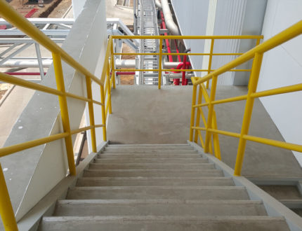 Industrial Hand Railing And Stairs