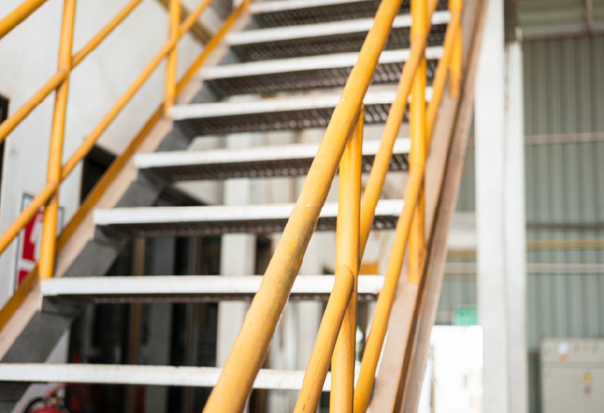 MS Stairs with Handrails